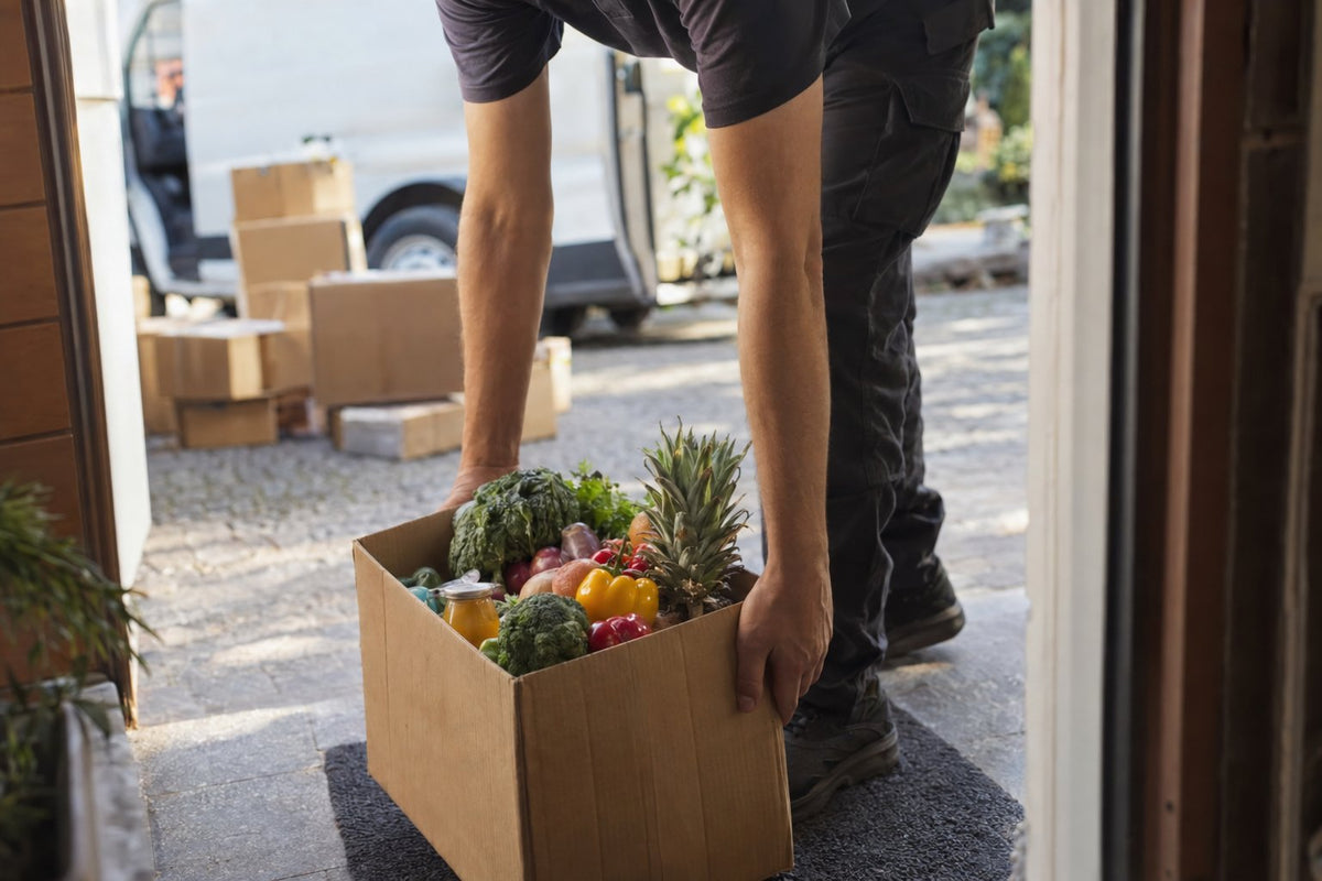 Isolatiezak voor verzending van voedsel