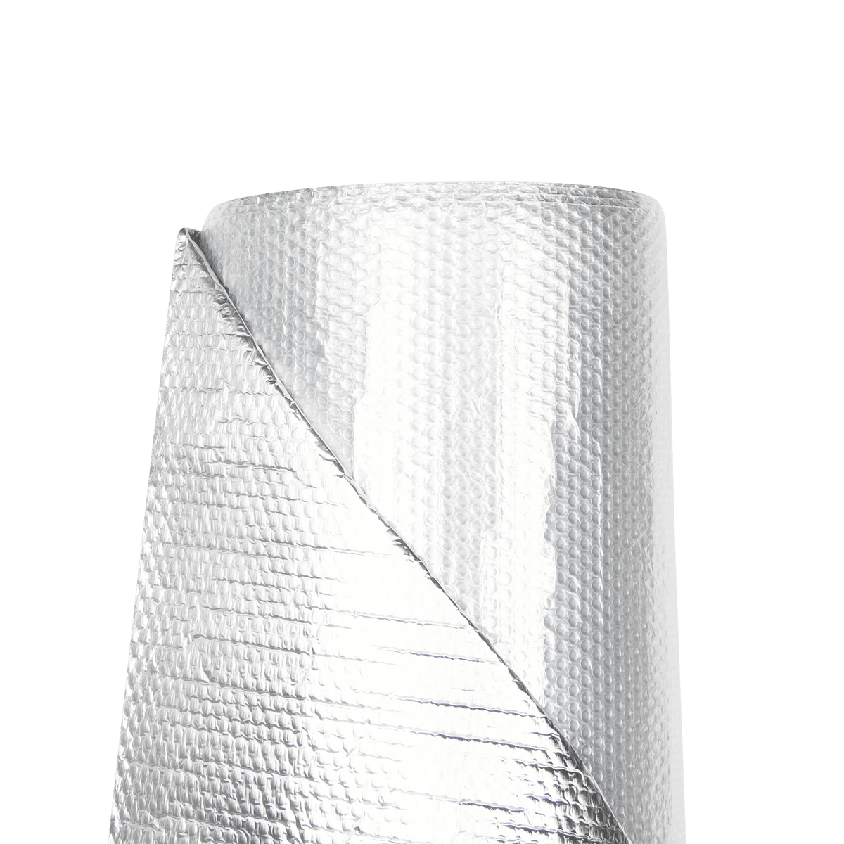 Isolatiefolie op rol 75cm x 100m x 2,7mm (Metalized PET + Bubbelfolie)